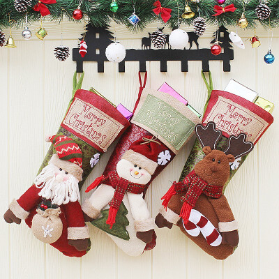 

NeillieN Christmas stockingChristmas decorations childrens large Christmas stockings shop window hangings Christmas gifts