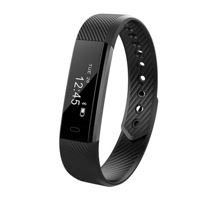 

Smartch ID115 Smart Band Bluetooth Bracelet Pedometer Fitness Tracker Watch Remote Camera Wristband For Android iOS