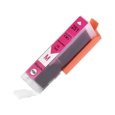 

CLI-251XL Compatible 15ml Ink Cartridge Replacement Magenta for Canon PIXMA IP7220 PIXMA MG5420 MG5422 MG5520 MG6420 PIXMA MX722 M