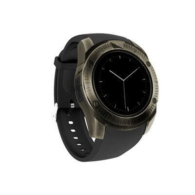 

2018 Newest Round Sport Bluetooth smartwatch KY003 Support SIM Call TF Card Pedometer Camera Vintage Smart Watch PK Y1 V8 V9