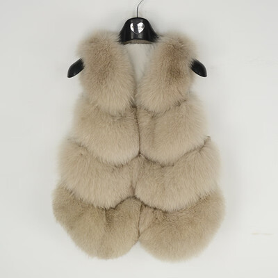 

Womens Real Fox Fur Gilet Natural Fur Vest