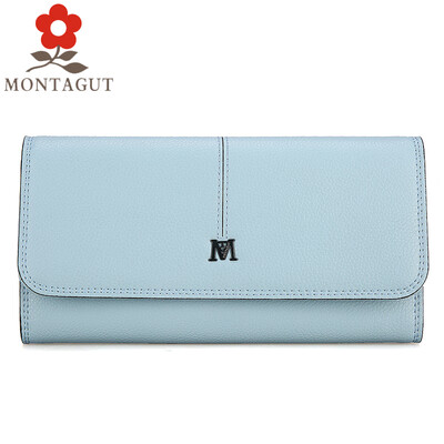 

Montagut MONTAGUT wallet ladies long multi-card fashion wallet female R2322611012 red