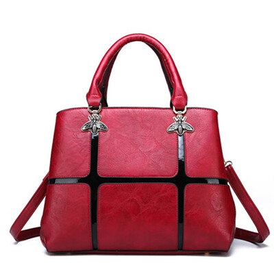 

2019 New Pu Leather Handbag Shoulder Tote Women Bag Satchel Messenger Crossbody Bags Soft Black Womens Bag Handbags