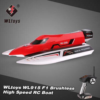 

Original WLtoys WL915 24Ghz 2CH Brushless High Speed RC F1 Racing Boat