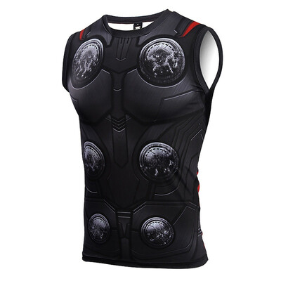 

Avengers 3 Thor 3D Printed T-shirts Men Compression Shirts Cosplay Costume Male Clothing