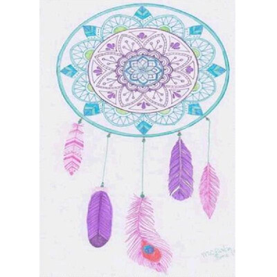 

DIY Diamond Painting embroidery cross stitch dream catcher feather home decor full square Rhinestone mosaic needlework Canvas size