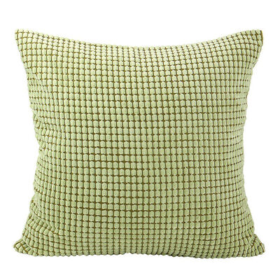 

UpperX Cushion Cover Throw Shell Velvet Corn Striped Pillow Case for Sofa 26 x 26 Inch