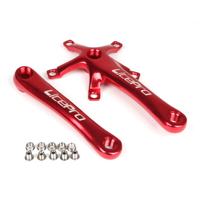 

Bike Cycling Bicycle 170MM Crank Arm Set Folding Bike Crank BCD 130MM Five Square Holes Crankset Bike Accessories