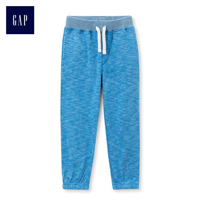 

GAP flagship store male&female comfortable elastic waist beam mouth sweatpants 398627 Breeze Blue 3YRS