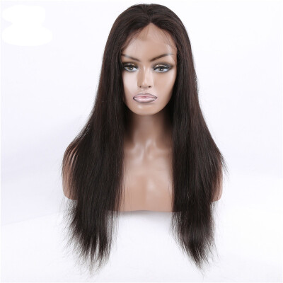 

Star Show Hair 7A Brazilian Virgin Hair Straight Full Lace Wig For Black Women Human Hair Lace Wig Pre Plucked With Baby Hair