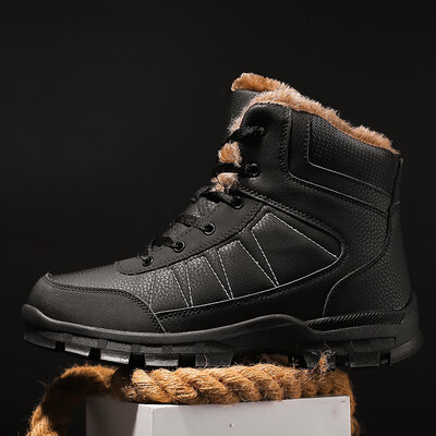 

Surgut branded winter fur warm winter shoes for men for adults Mens shoes Non-slip rubber Casual Ra