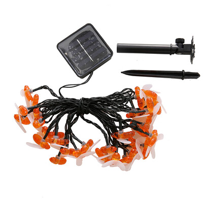 

UpperX 30 LED Solar String Honey Bee Shape Warm Light Garden Decoration Waterproof 12 v Solar Powered led garden lamp