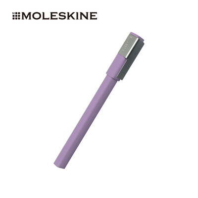 

MOLESKINE Classic Ballpoint Pen 07mm Ballpoint Pen Signature Pen Neutral Pen Two-go Series Plus Lavender Stick 1947