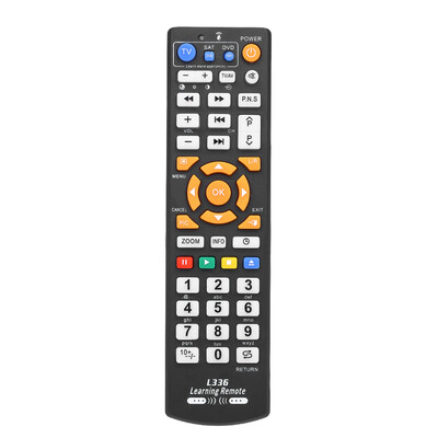 

Universal TV Remote Control Wireless Smart Controller Replacement with Learning Function Remote Control for Smart TV CBL DVD Black