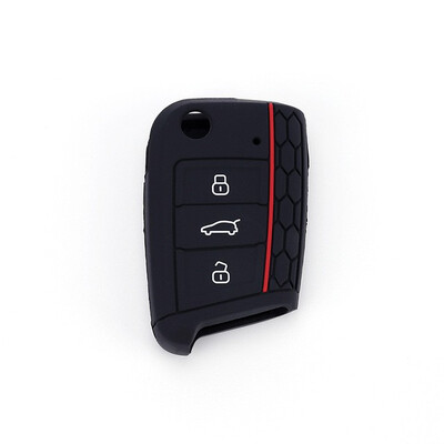 

For Volkswagen Golf 7 mk7 Key Case Bag Key Cover Car Accessories For Skoda Octavia A7 Silicone Key Portect Cases Car-styling 1Pc