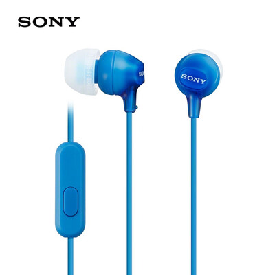 

SONY MDR-EX15AP Headphones 35mm Wired Earbud Smart Phone Headset Hands-free with Mic In-line Control EX Series