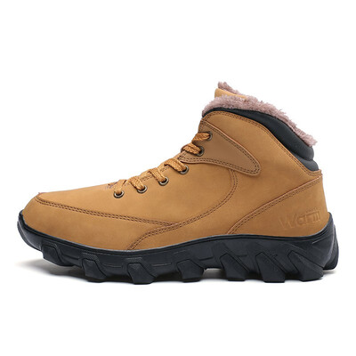 

2019 High Top Men Sneakers For Winter Shoes Warm Sneaker Men Casual Shoes Mens Walking Shoes Plus Size
