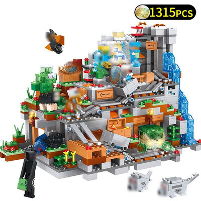 

My Building Block World Lighting Machine Cave Compatible with Lego 6-14 Years Old Collage Toys