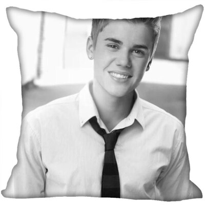 

Justin Bieber Hot Sale Pillow Case High Quality New Years Pillowcase Decorative Pillow Cover For Wedding Decorative Christmas 35x35CM 35x35CM