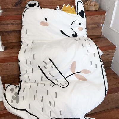 

Baby Cartoon Rabbit Bear Game Crawling Mat Home Furnishing Decorative Children Cotton Soft Animal Pattern Warm Mat Carpet Blanket