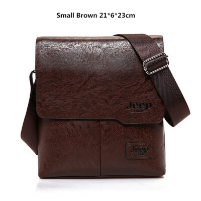 

Men Tote Bags JEEP BULUO Famous Brand New Fashion Man Leather Messenger Bag Male Cross Body Shoulder Business Bags For Men 1505