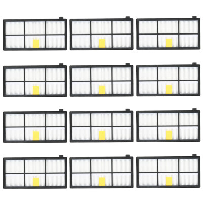 

12pcs HEPA Filter Replacement Accessories Kit Replenishment for iRobot Roomba 800 & 900 Series 805 860 861 864 866 870 880 890 891