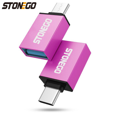 

STONEGO USB C To USB A OTG Adapter Aluminum USB 31 Type C Male To USB-A Female Connector for Smartphones Tablet Laptop