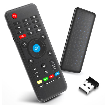 

H1 24GHz 6-Axis Fly Air Mouse Wireless Keyboard Full Touchpad Remote Control IR Learning for Smart TV Android TV BOX Laptop PC