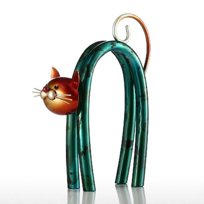 

Spring Little Cat Tooarts Metal Sculpture Iron Sculpture Abstract Sculpture Modern Sculpture Home Decoration Ornament Gift