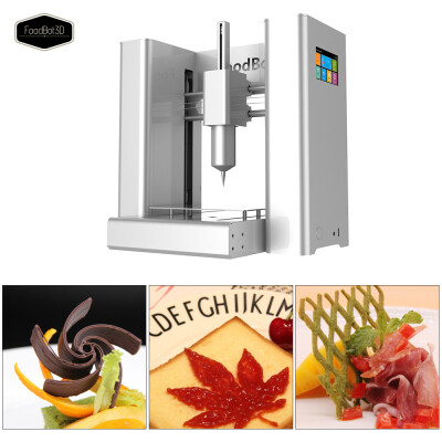 

FoodBot Desktop Food Chocolate 3D Printer Machine with Touch Screen Auto Leveling Printing Size 15015070mm Support Wifi U Disk f