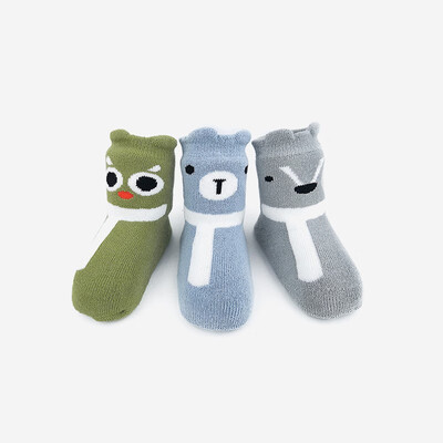 

0-3-year-old baby cotton towel socks infant warm in autumn&winter stockings neonatal loose-mouthed long cotton socks