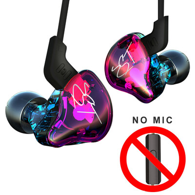 

KZ ZST Pro 35mm Wired In Ear Headphones HiFi Music Earphones 1DD1BA Dynamic Armature Drivers Sports Headset with Replacement Ear