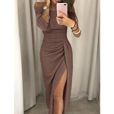

NeillieN evening dressesone-collar evening dressesAutumn&winter dresses with hip skirtsHigh waist dress skirt