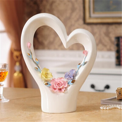 

European ceramics pinch art decorative figurine home decor handicrafts porcelain furnishings creative birthday wedding gifts