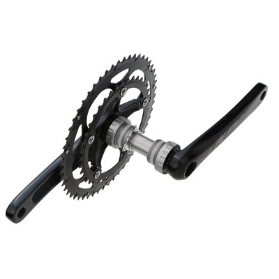 

Road Bike Bicycle CNC Aluminum Alloy 39-53T Teeth Chainwheel Crank Crankset Sprocket Axle
