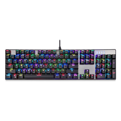 

MOTOSPEED Inflictor CK104 Blue Switches Tactile Mechanical Esport Gaming Game Keyboard Wired USB Ergonomic Colorful Customized LED