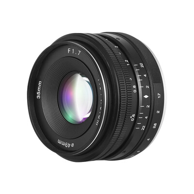 

35mm F17 Large Aperture Manual Prime Fixed Lens for Sony E-Mount Digital Mirrorless Cameras NEX 3 NEX 3N NEX 5 NEX 5T NEX 5R NEX