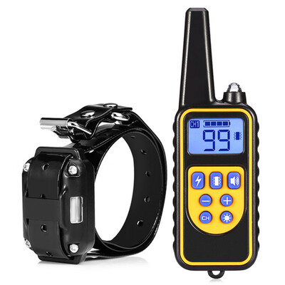 

Receivers Electric Pet Dog Training Collar Waterproof Rechargeable LCD Display 800M Remote Control Dog Training Collar EU US