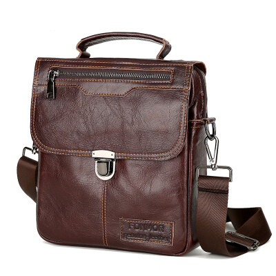 

Brand Men\s Handbags Vintage Genuine Leather Shoulder Bags High Quality Briefcase