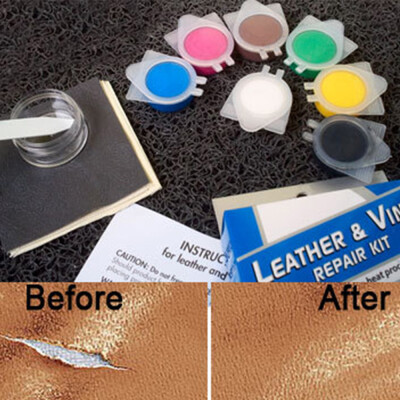 

Liquid Leather Auto Car Seat Sofa Coats Holes Scratch Cracks Rips No Need Heating Vinyl Repair Kit Repairing Tool