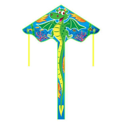 

112 x 52cm Colorful Single Line Cartoon Kite for Kids&Adults Outdoor Beach Flying Kite with 50M String