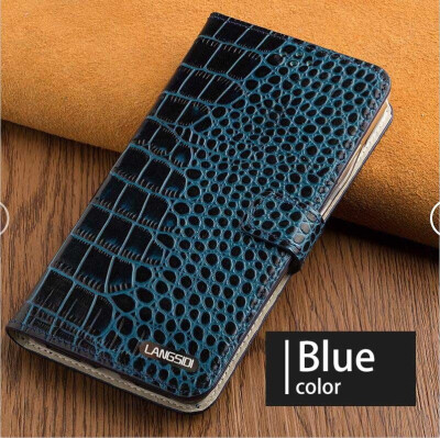 

Leather flip phone case for iphone 6 6s 7 8 Plus X Xs Max series luxury Crocodile magnetic buckle cover for 6p 7p 8p Xr case