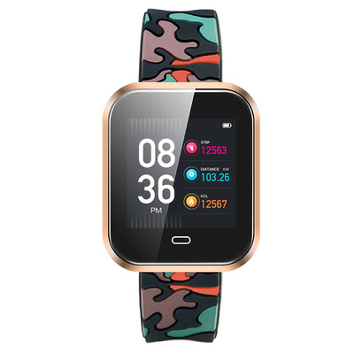 

Q7S Smart Sports Bracelet Tracker Heart Rate Sleep Monitor Intelligent Remind Fitness Wristband With 13inch Screen Watch for Andr