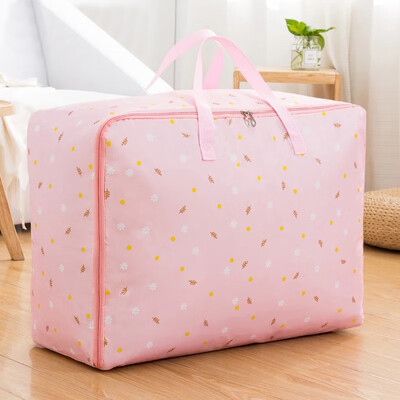 

Many beautiful recall thick storage bag Oxford cloth quilt bag medium clothing finishing package bag waterproof travel storage bag foundation flower 552030