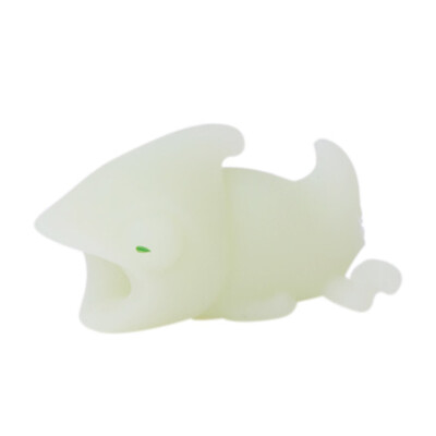 

Glow in the Dark USB Cable Bites Phone Cord Protector Luminous Smartphone Line Cover Diversified Doll Model Animal Lighting Access