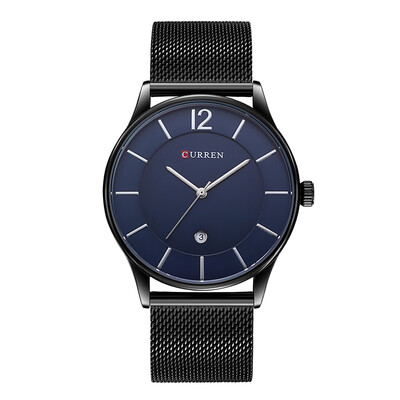 

CURREN Men\s Steel Strip Calendar Casual Business Quartz Watch