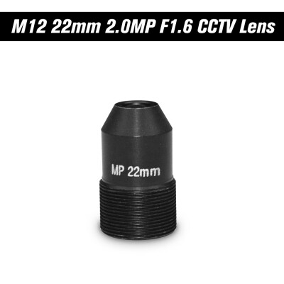 

HD 20Megapixel Pinhole 22mm Lens CCTV MTV Board Lens M12 Mount Lens 127" Image Format Aperture F16 for Surveillance Security C