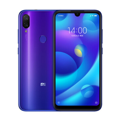 

Millet Play streamer gradient AI double camera 4GB64GB Dream blue full Netcom 4G dual card dual standby water droplets full screen photo game smartphone