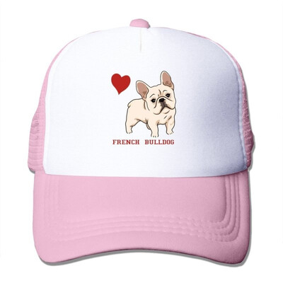 

Cute French Bulldog Mesh Unisex Adult- Snapback Trucker Hats