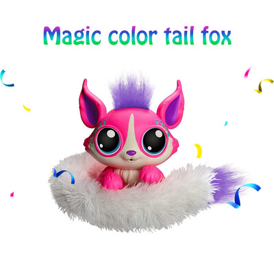 

Children Gift Surprise Rainbow Tails Dolls Glowing Eyes Quirky Sounds&Phrases Doll